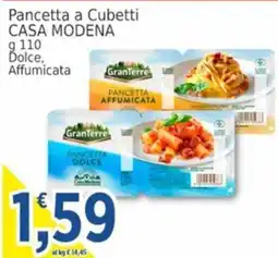 Market Ingross Pancetta a Cubetti CASA MODENA offerta