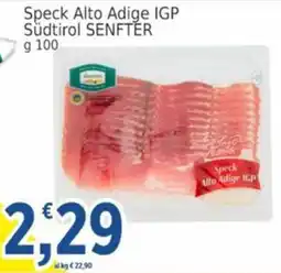Market Ingross Speck Alto Adige IGP SÜDTIROL SENFTER offerta
