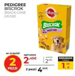 Arcaplanet Pedigree Biscrok offerta
