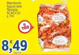 Market Ingross Mandorle Sgusciate Tostate SCACCIU offerta