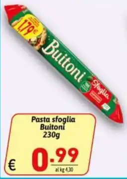 Ipercarni Pasta sfoglia Buitoni offerta