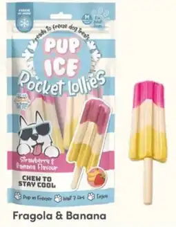 Arcaplanet Pup Ice Pocket Lollies Fragola & Banana offerta
