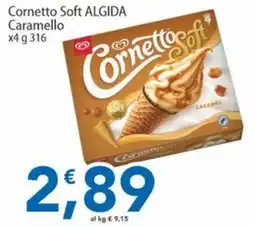 Sidis Cornetto Soft ALGIDA Caramello offerta