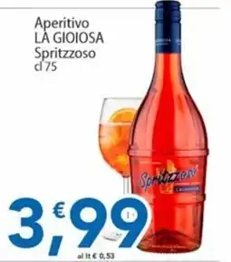 Sidis Aperitivo LA GIOIOSA Spritzzoso offerta