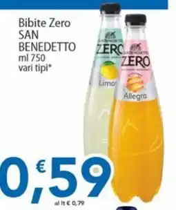 Sidis Bibite Zero SAN BENEDETTO offerta