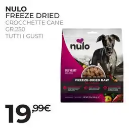 Arcaplanet Nulo Freeze Dried Crocchette Cane offerta