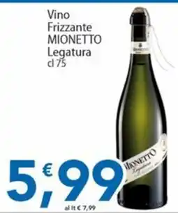 Sidis Vino Frizzante MIONETTO Legatura offerta