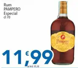 Sidis Rum PAMPERO Especial offerta
