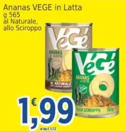 Market Ingross Ananas VEGE offerta
