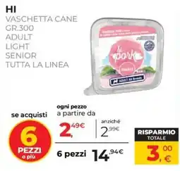 Arcaplanet HI VASCHETTA CANE offerta