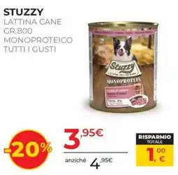 Arcaplanet STUZZY LATTINA CANE offerta
