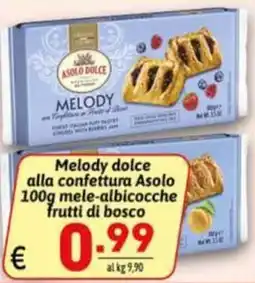 Ipercarni Melody dolce alla confettura Asolo offerta