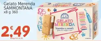 Market Ingross Gelato Merenda SAMMONTANA offerta