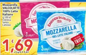 Sidis Mozzarella VALCOLATTE offerta