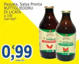 Market Ingross Passata, Salsa Pronta BUTTIGLIEDDRU DI LICATA offerta