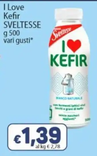Sidis I Love Kefir SVELTESSE offerta