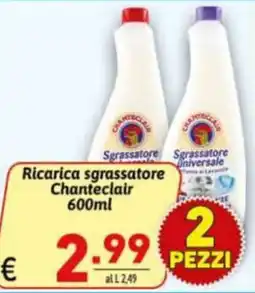 Ipercarni Ricarica sgrassatore Chanteclair offerta