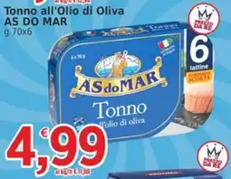 Market Ingross Tonno all'Olio di Oliva AS DO MAR offerta