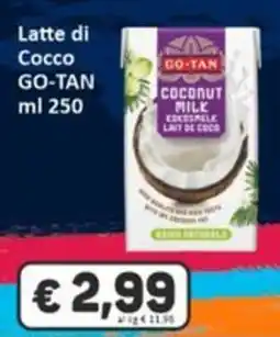 Market Ingross Latte di Cocco GO-TAN offerta
