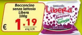 Ipercarni Bocconcino senza lattosio Libera offerta