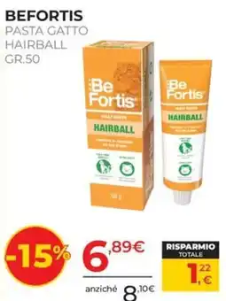 Arcaplanet Be Fortis Pasta Gatto Hairball offerta