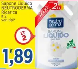 Market Ingross Sapone Liquido NEUTRODERMA offerta