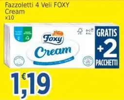 Market Ingross Fazzoletti 4 Veli FOXY Cream offerta