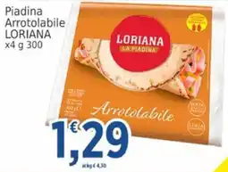 Market Ingross Piadina Arrotolabile LORIANA offerta