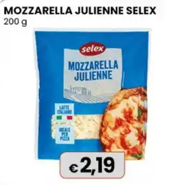 Gala Supermercati Mozzarella Julienne Selex offerta