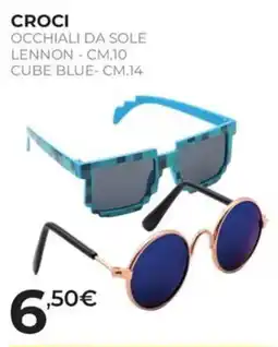 Arcaplanet CROCI OCCHIALI DA SOLE LENNON - CM.10 CUBE BLUE- CM.14 offerta