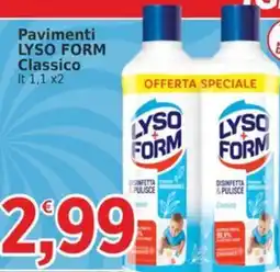 Market Ingross LYSO FORM Pavimenti Classico offerta