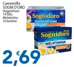 Sidis Camomilla SOGNI D'ORO offerta