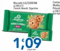 Sidis Biscotti LAZZARONI Cereali & Cereali Muesli offerta