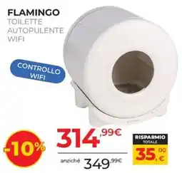 Arcaplanet FLAMINGO TOILETTE AUTOPULENTE WIFI offerta