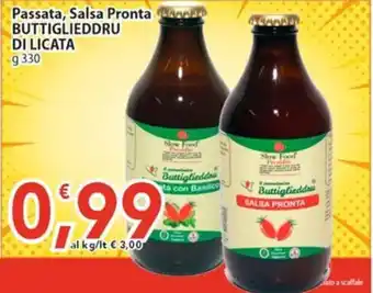 Passata, Salsa Pronta BUTTIGLIEDDRU DI LICATA