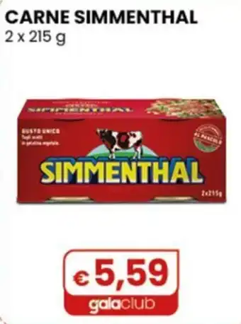 Gala Supermercati CARNE SIMMENTHAL offerta