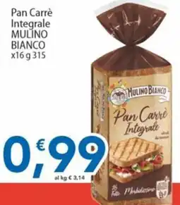 Sidis Pan Carrè Integrale MULINO BIANCO offerta