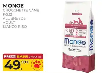 Arcaplanet Monge Crocchette Cane offerta