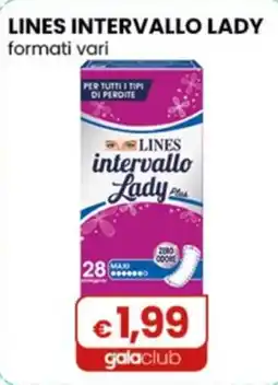 Gala Supermercati LINES intervallo Lady offerta