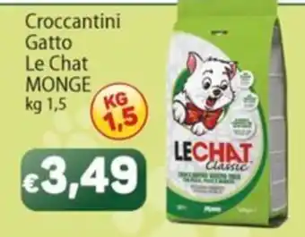 Sidis Croccantini Gatto Le Chat MONGE offerta