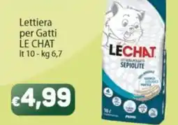 Sidis Lettiera per gatti le chat offerta
