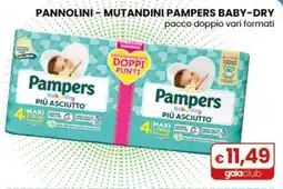 Gala Supermercati Pannolini - Mutandini Pampers Baby-Dry offerta
