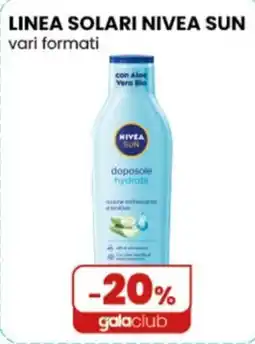 Gala Supermercati Linea solari nivea sun offerta