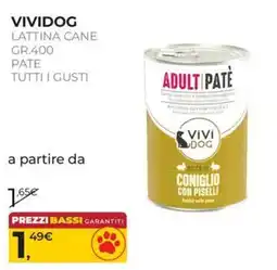 Arcaplanet VIVIDOG ADULT PATE offerta