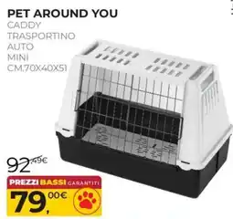 Arcaplanet PET AROUND YOU CADDY TRASPORTINO AUTO MINI offerta