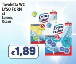 Sidis Tavoletta WC LYSO FORM offerta