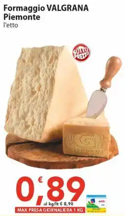 Sidis Formaggio VALGRANA Piemonte offerta