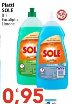 Sidis Piatti SOLE offerta