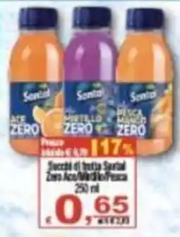 CTS Supermercati Succhi di frutta Serral Zero Arancia/Pesca offerta