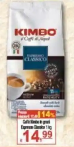 CTS Supermercati Kimbo Caffè Espresso Classico offerta